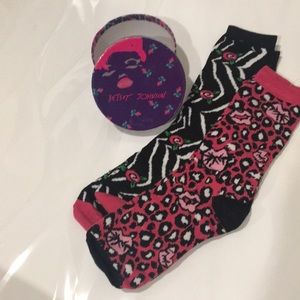 BETSEY JOHNSON Women’s Socks X 2 Pairs
